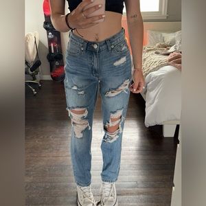 Aeropostale mom jeans